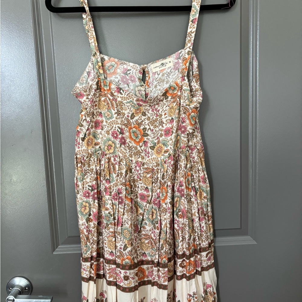 Natural Life summery floral dress M not worn.